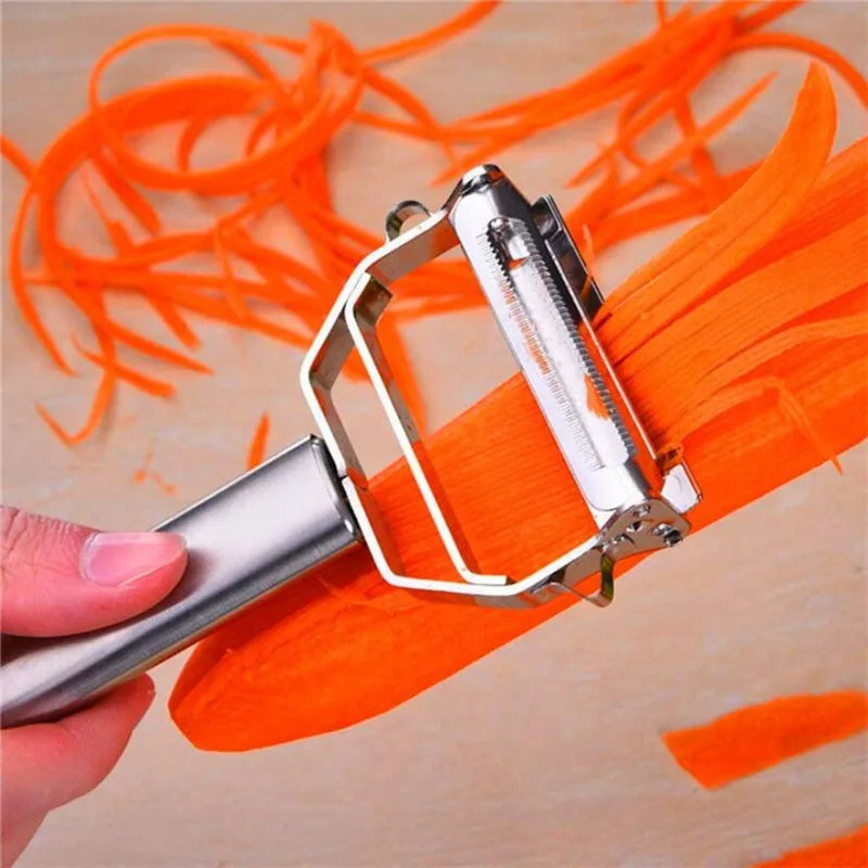 Stainless Steel Multi-function Vegetable Peeler&ampJulienne Cutter Julienne Peeler Potato Carrot Grater Kitchen Tool