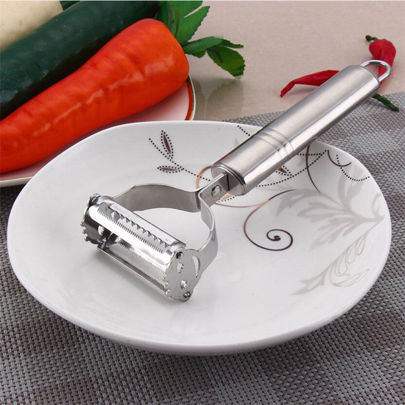 Stainless Steel Multi-function Vegetable Peeler&ampJulienne Cutter Julienne Peeler Potato Carrot Grater Kitchen Tool