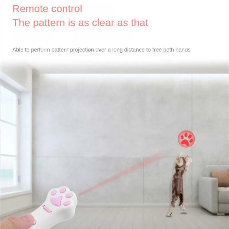 Cat Teaser Toy Laser Infrared Projection Pet Toy Multifunctional Cat Interactive Toy Cat Toy Pet Stick Slide Control Projection