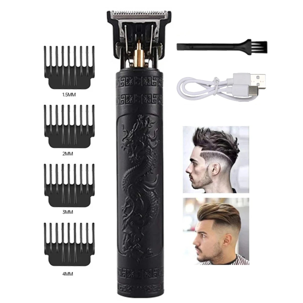 T9 USB Electric Hair Clipper For Men Hair Cutting Machine Rechargeable Man Shaver Trimmer Barber Technical Beard Trimmer