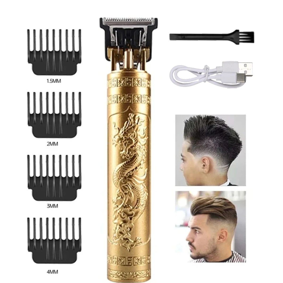 T9 USB Electric Hair Clipper For Men Hair Cutting Machine Rechargeable Man Shaver Trimmer Barber Technical Beard Trimmer