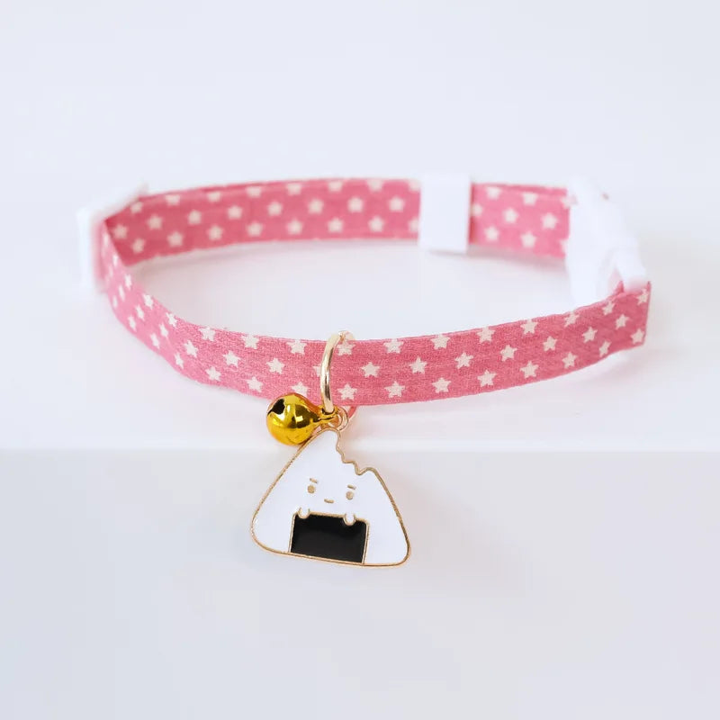 2022New Adjustable Kitten Collar with Bell Cut Pet Cat Collars Breakaway Cats Necklace Puppy Collar Cat Supplies Cat Accessories