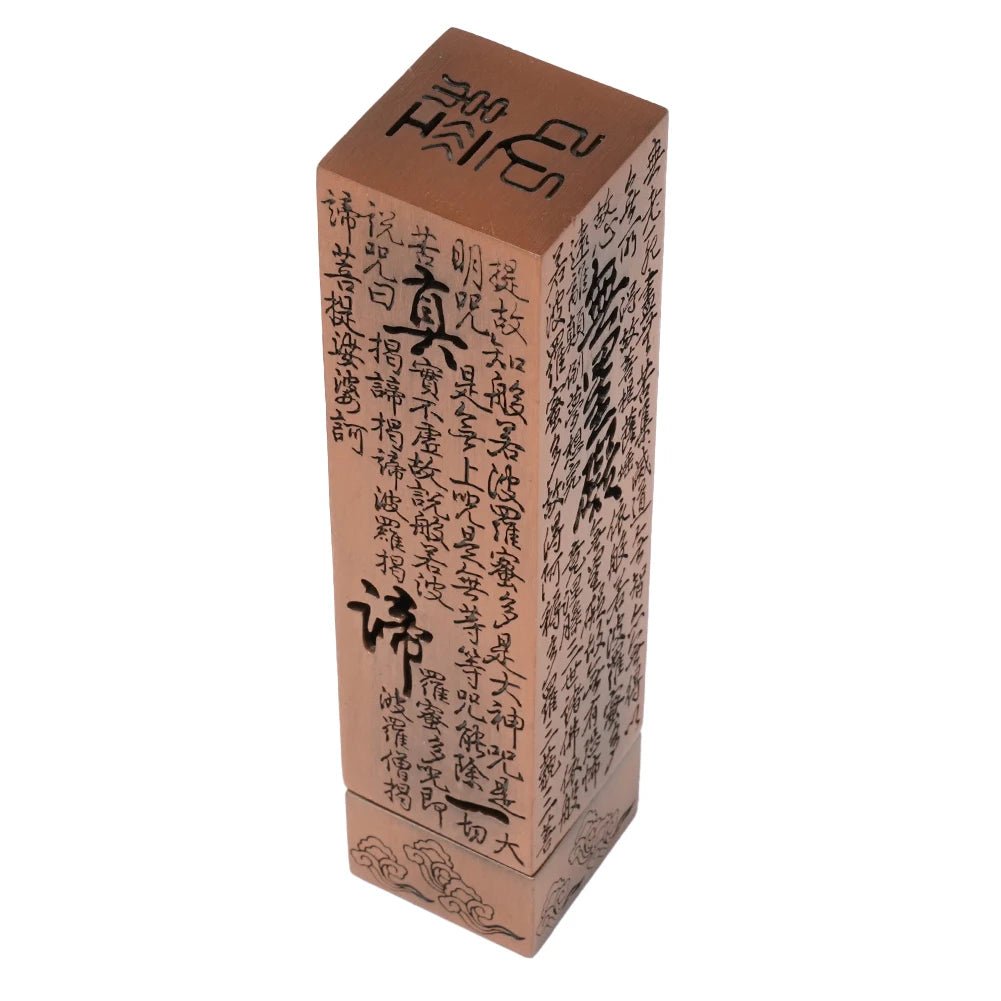 Incense Burners Heart Sutra Alloy Buddhist Incense Stick Burning Joss Insence Box Burner Home Decor Antique Aromatherapy Stove