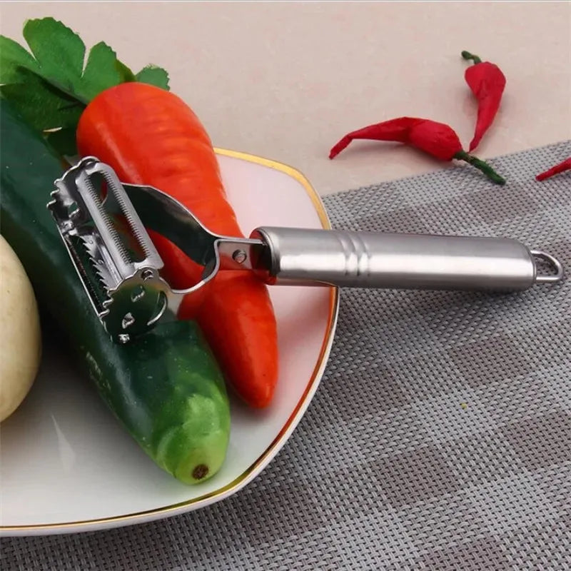 Stainless Steel Multi-function Vegetable Peeler&ampJulienne Cutter Julienne Peeler Potato Carrot Grater Kitchen Tool