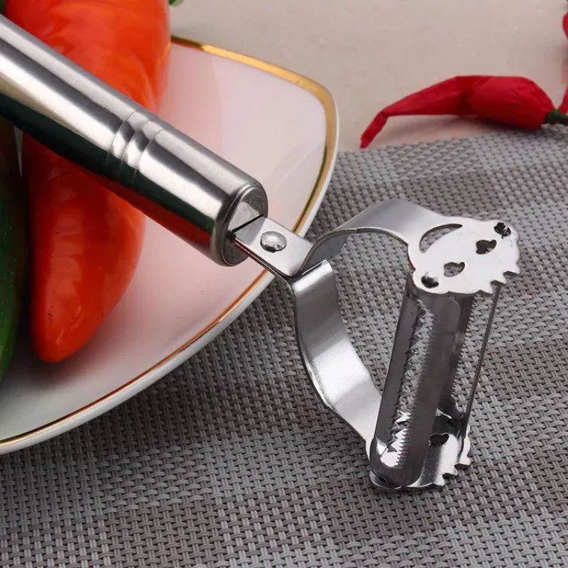 Stainless Steel Multi-function Vegetable Peeler&ampJulienne Cutter Julienne Peeler Potato Carrot Grater Kitchen Tool