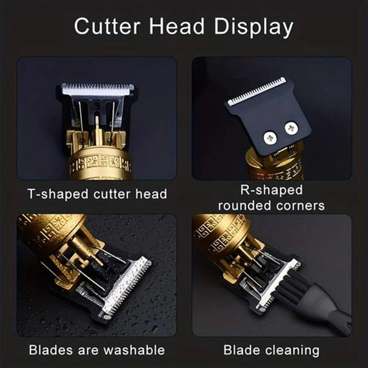 T9 USB Electric Hair Clipper For Men Hair Cutting Machine Rechargeable Man Shaver Trimmer Barber Technical Beard Trimmer