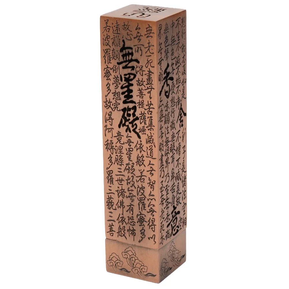 Incense Burners Heart Sutra Alloy Buddhist Incense Stick Burning Joss Insence Box Burner Home Decor Antique Aromatherapy Stove